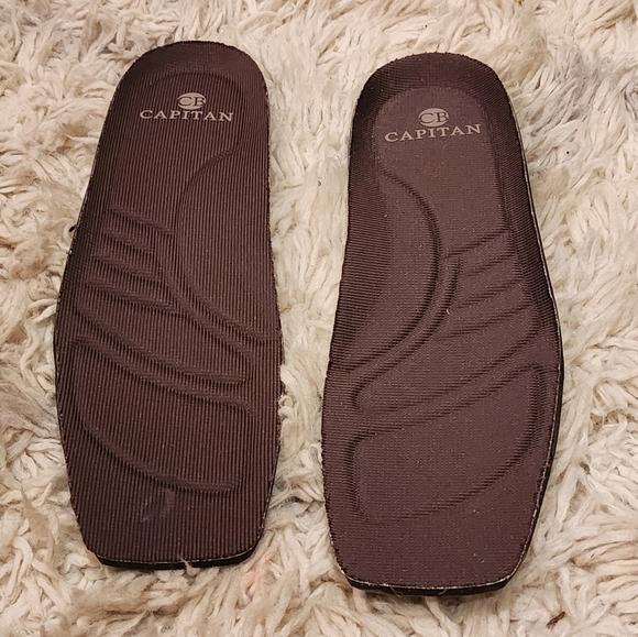 SOLD!! Capitan Men's TELLURIDE Cognac Ostrich Square Toe Cowboy Boots. 10EE NIB! - Picture 11 of 12